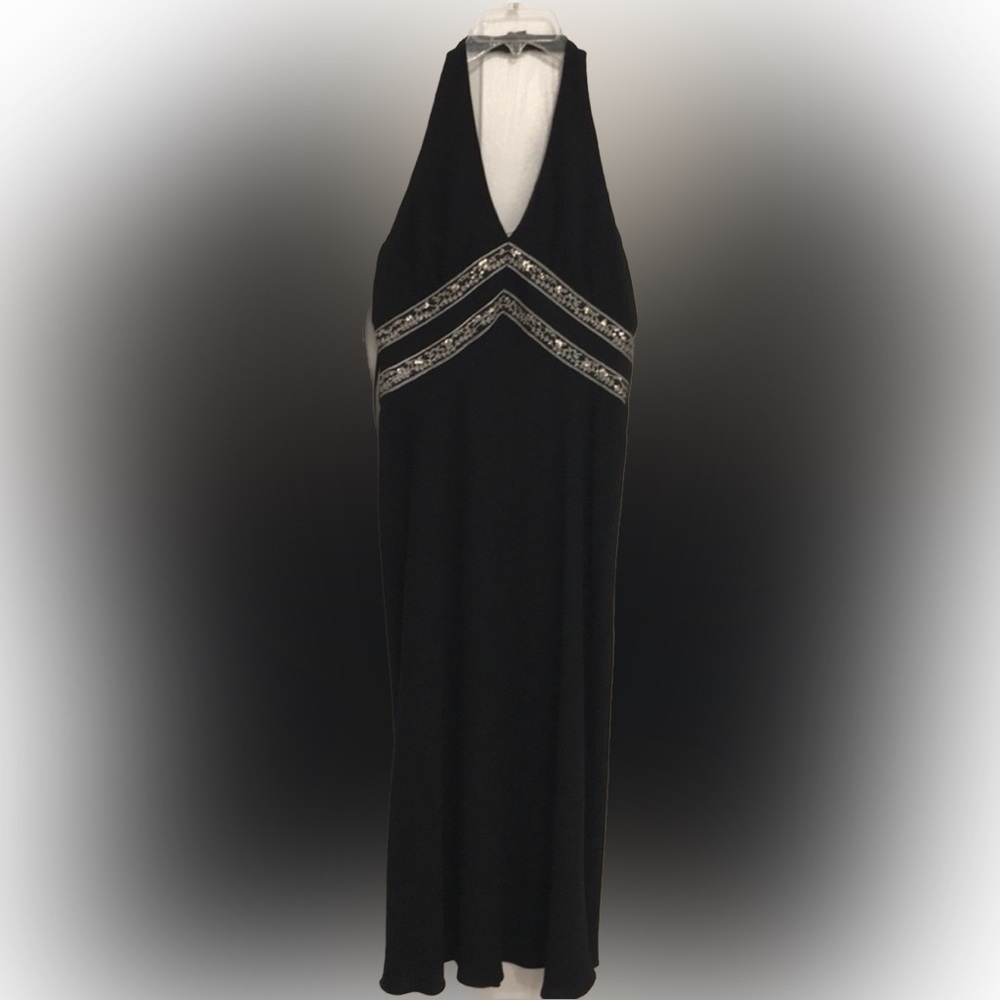 NWT Did someone say Prom time!! Black evening dress , Evan-Picone,  size 4 🔥 🎉